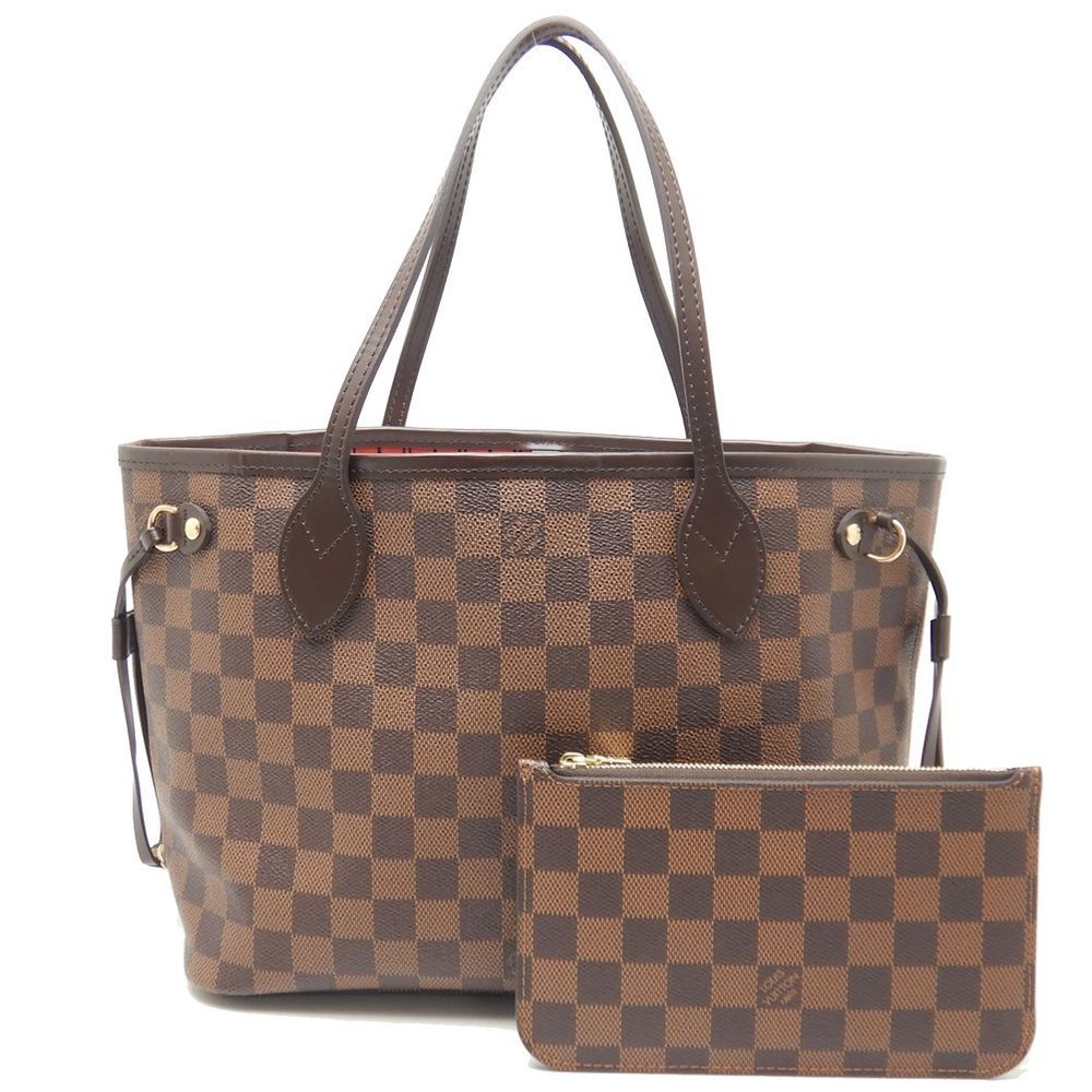 Louis Vuitton Damier Neverfull PM Tote Bag Ebene